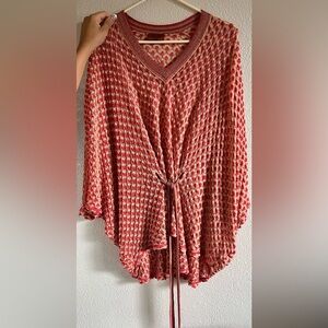 Missoni Red and Cream Knit Top